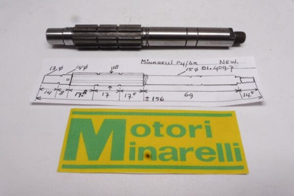 01.409.7 Axle driven Minarelli P6/4 New