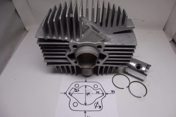 new with piston compl.Kreidler 50cc cross/racing - Kreidler - Cylinder