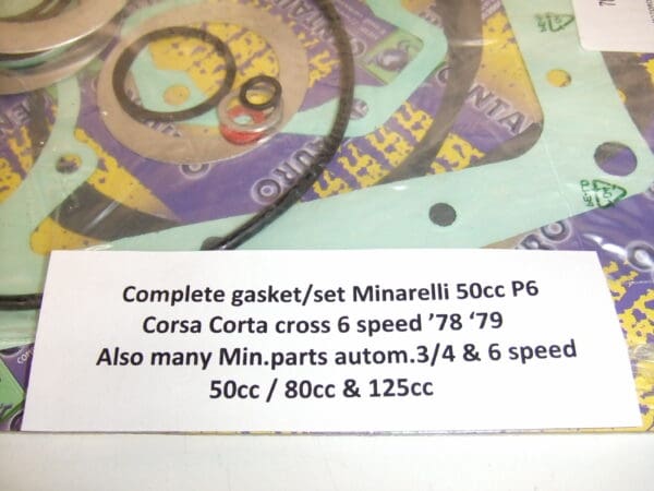 Minarelli - Minarelli compl.gasket/set - P6 Corsa Corta - Gasket Set